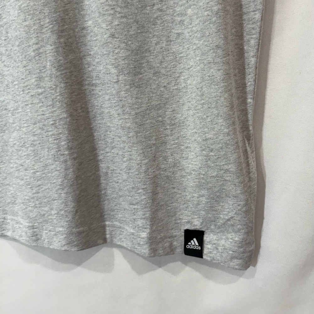 Adidas Logo Graphic T Shirt Mens Small Gray Sportwear Tee NWT - Picture 5 of 8